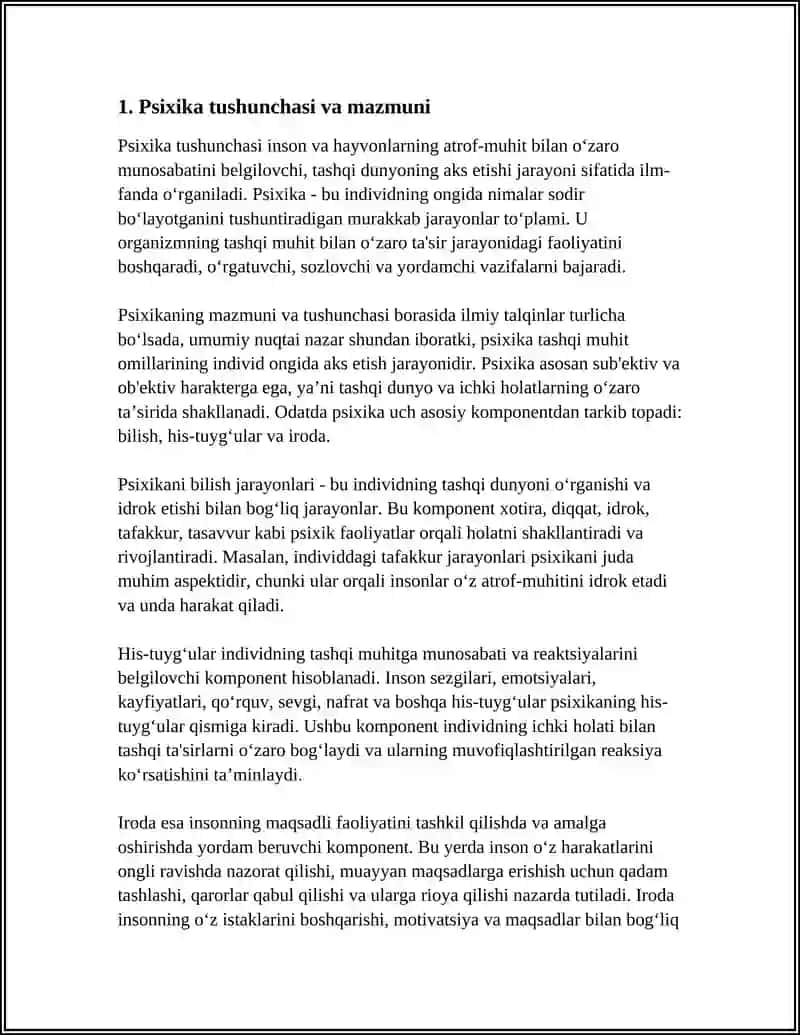 PSIXIKA HAQIDA TUSHUNCHA 3