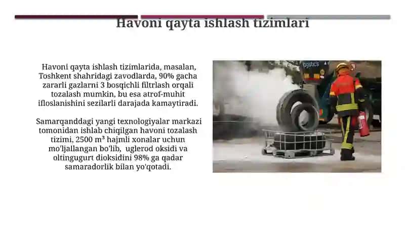 Havoni zagarli gazlardan tozalash usullari 3