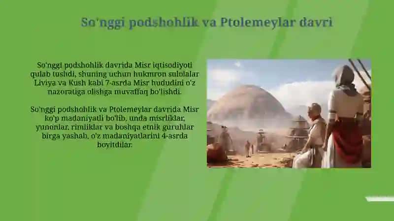 So'nggi podshohlik davrida Misr 3