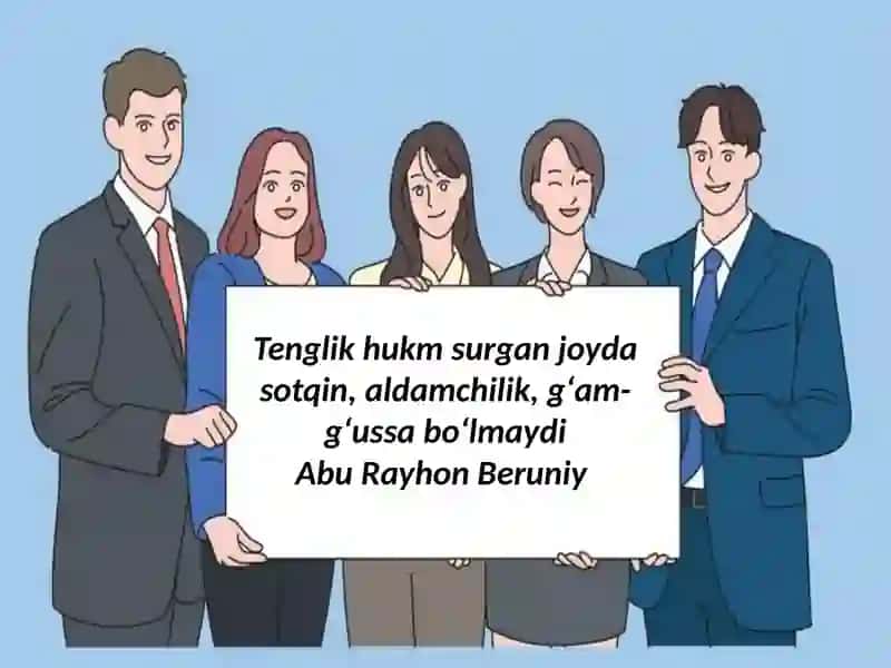 Gender tenglikning asosiy tamoyillari 3
