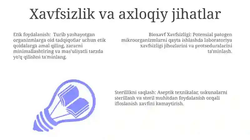 Mikroorganizmlarning ekish usullari 3