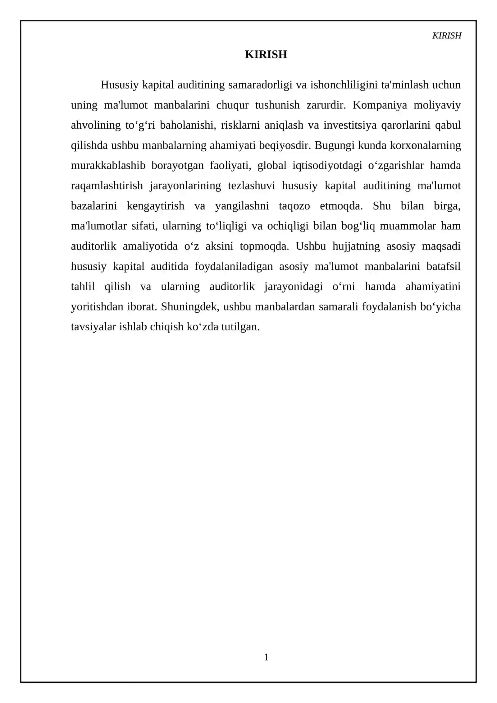 Hususiy kapital auditining ma'lumot manbalari 3