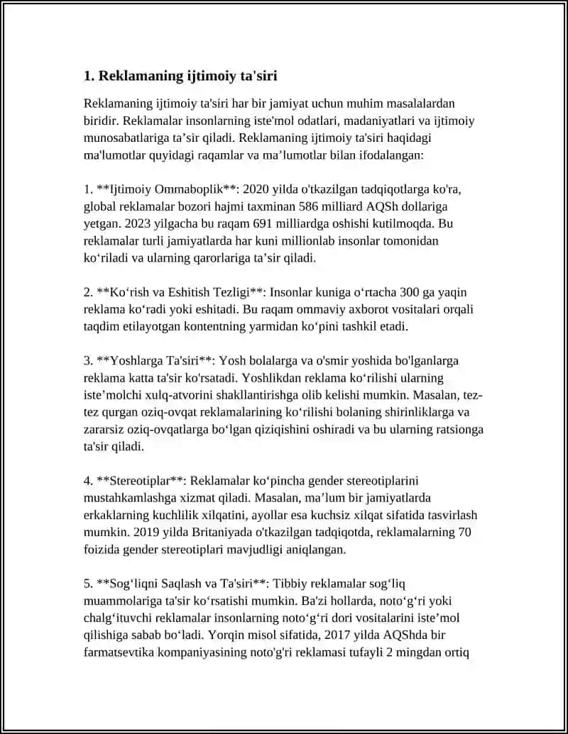 REKLAMANING IJTIMOIY MAZMUN MOHIYATI 3