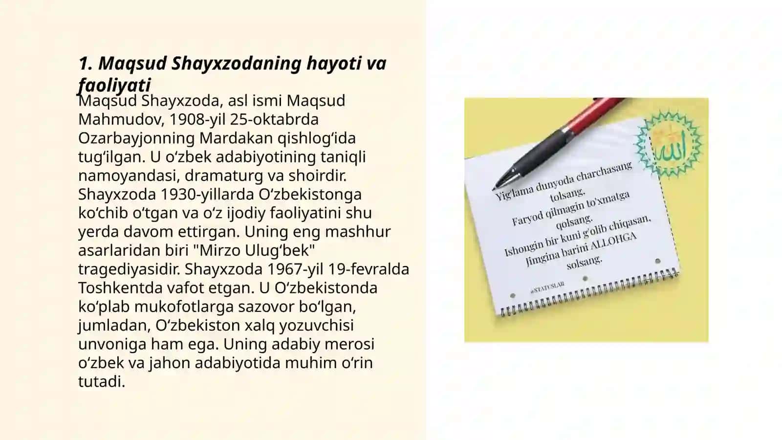 Maqsud Shayxzodaning hayoti va faoliyati 3