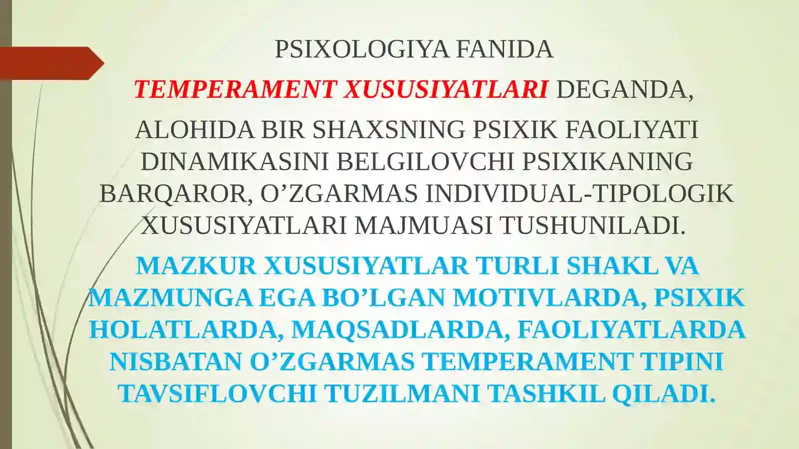 TEMPERAMENT XUSUSIYAT 3