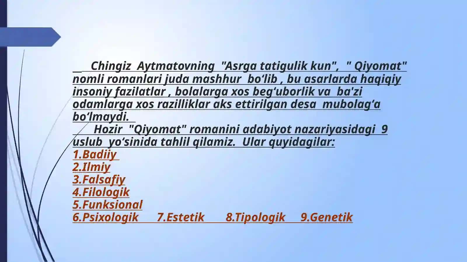 Chingiz Aytmatovning Qiyomat romanining tahlili 3