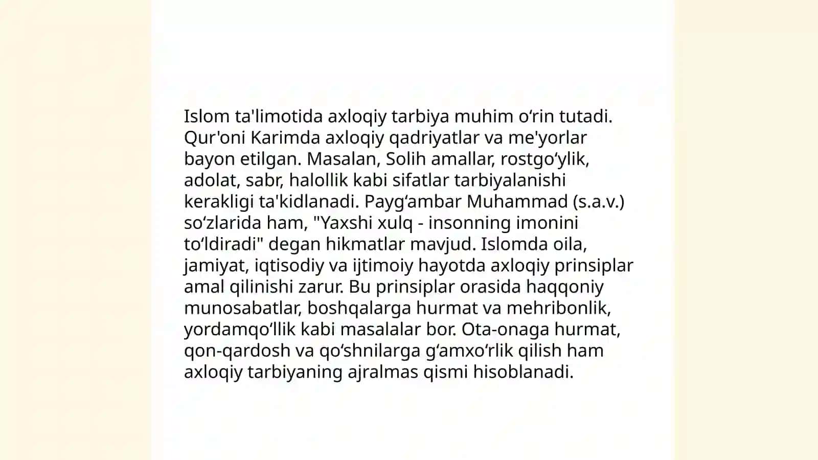 Islom ta'limotida ijtimoiy pedagogik g'oyalar 3