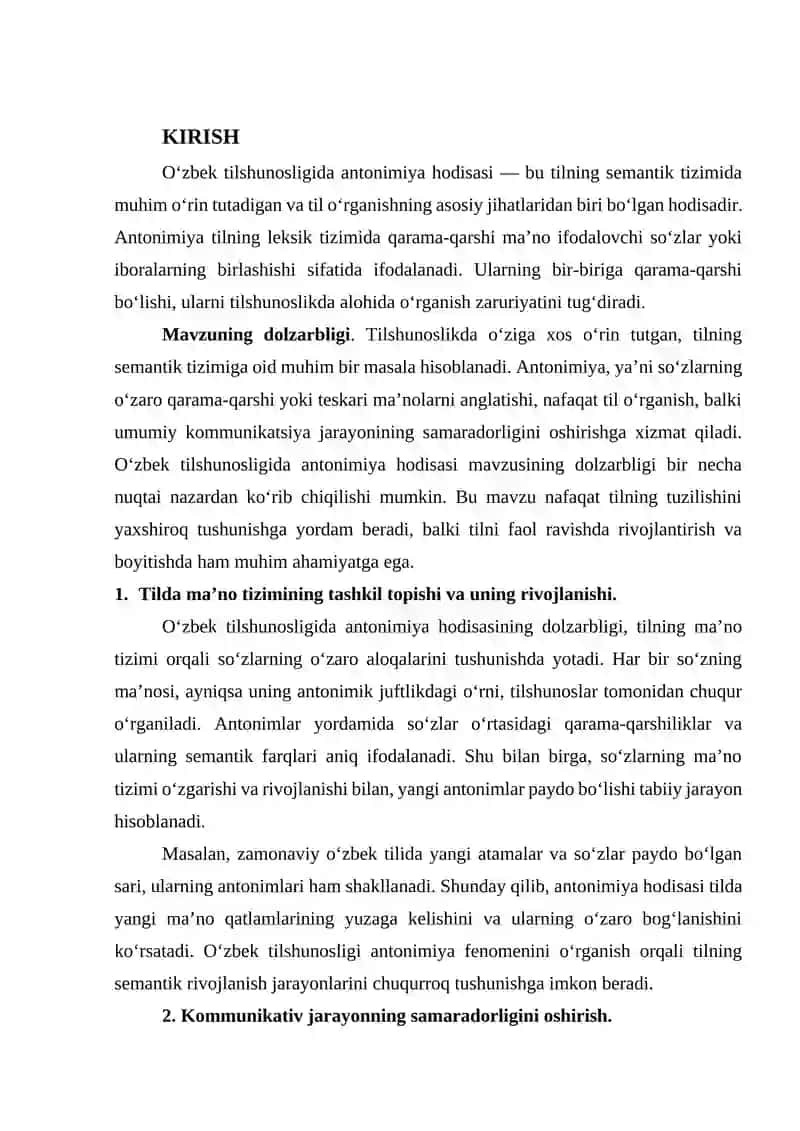 O‘ZBEK TILSHUNOSLIGIDA ANTONIMIYA HODISASI 3