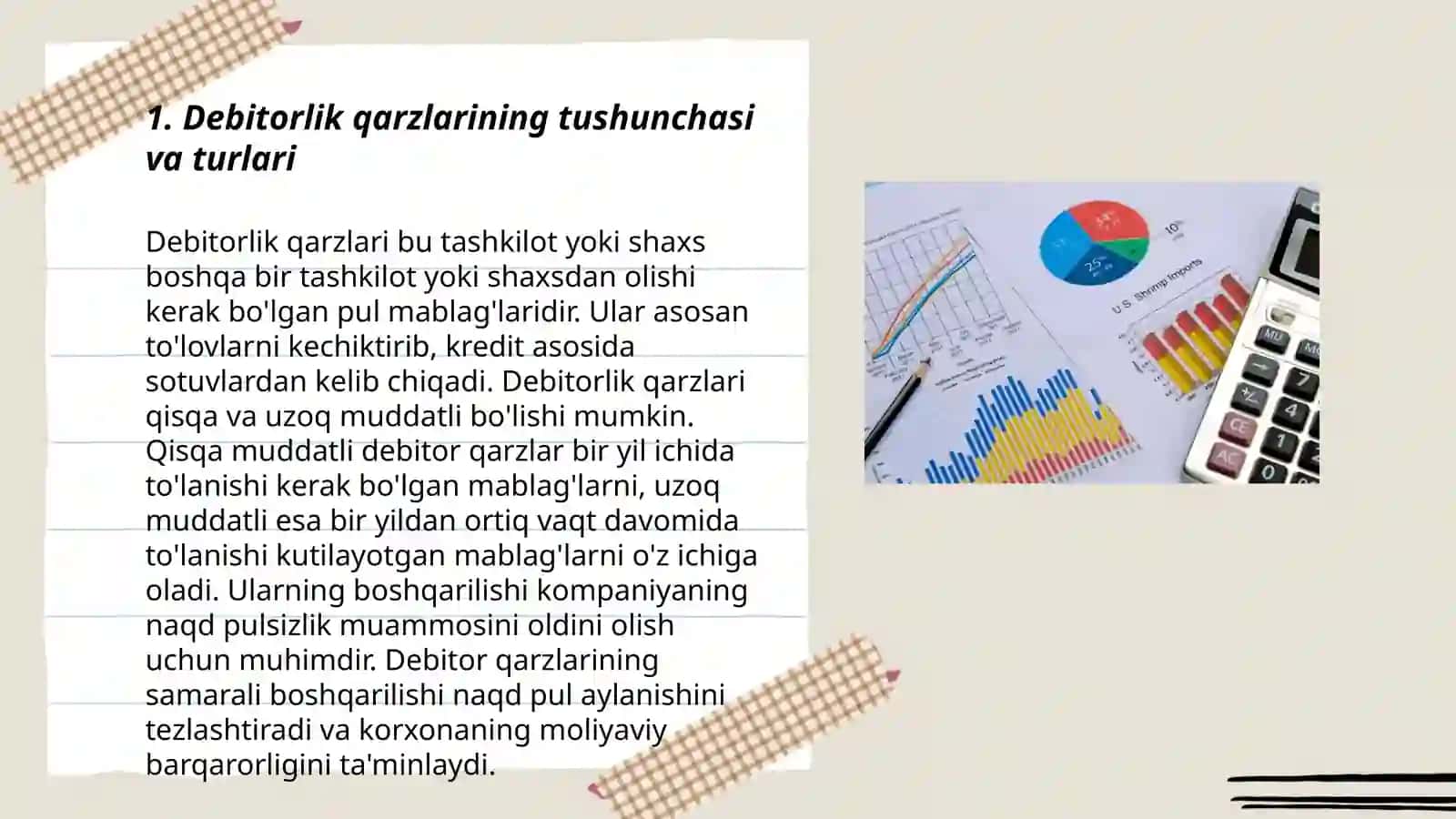 Debitorlik va kreditorlik qarzlarining tahlili 3