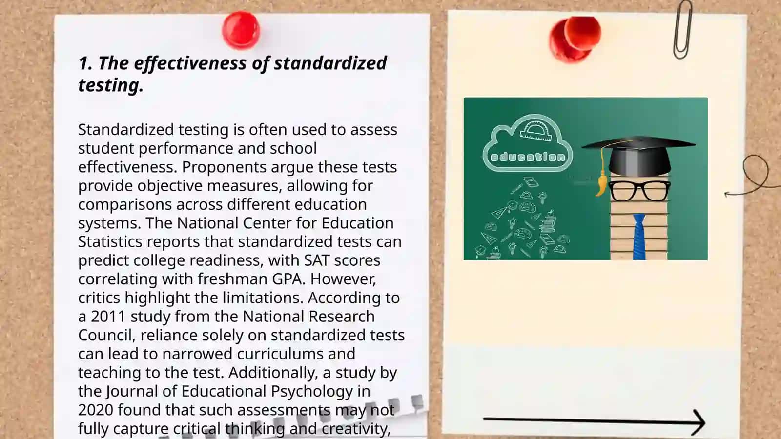 The Effectiveness of Standardized Testing 3
