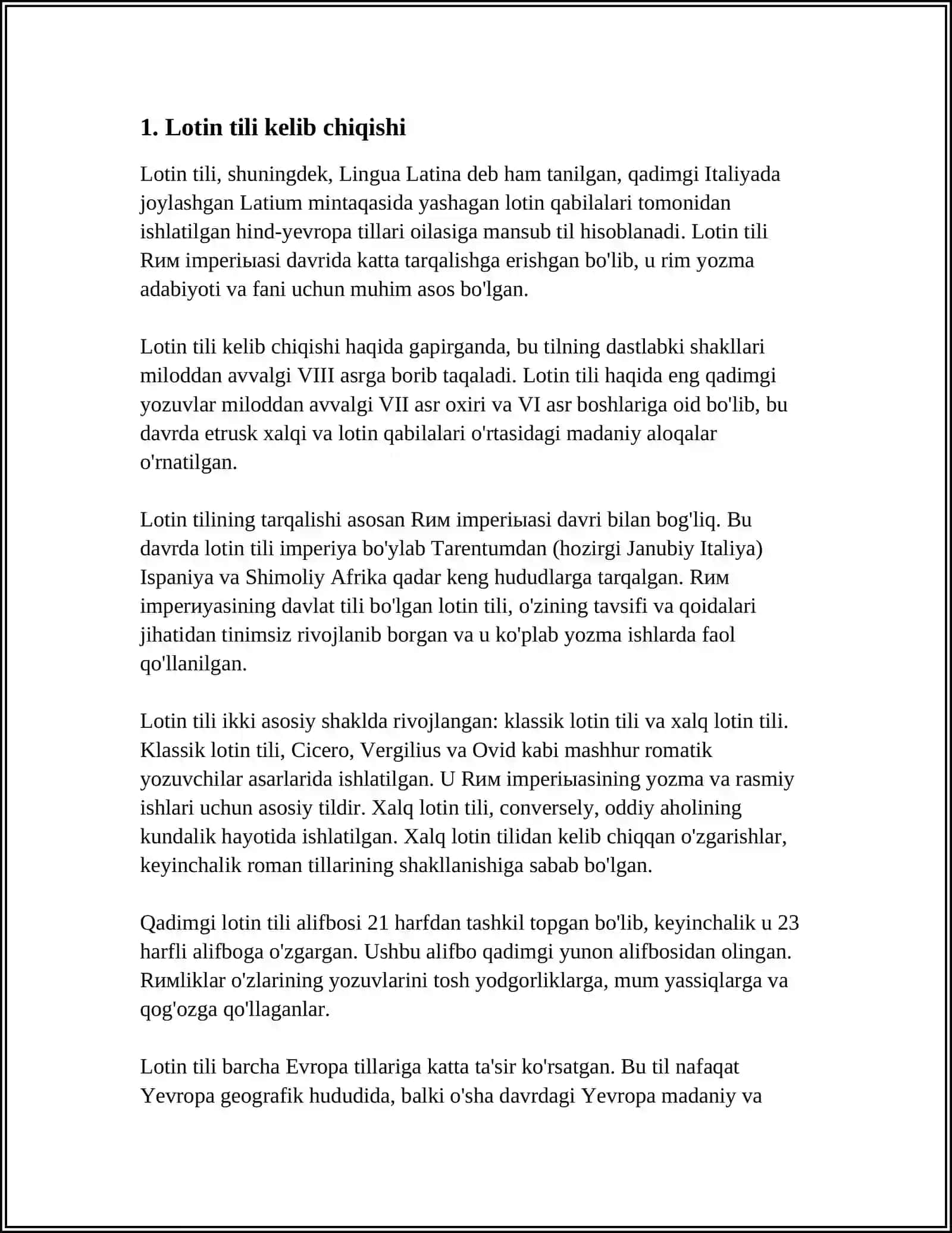LOTIN TILIN TARIXI 3