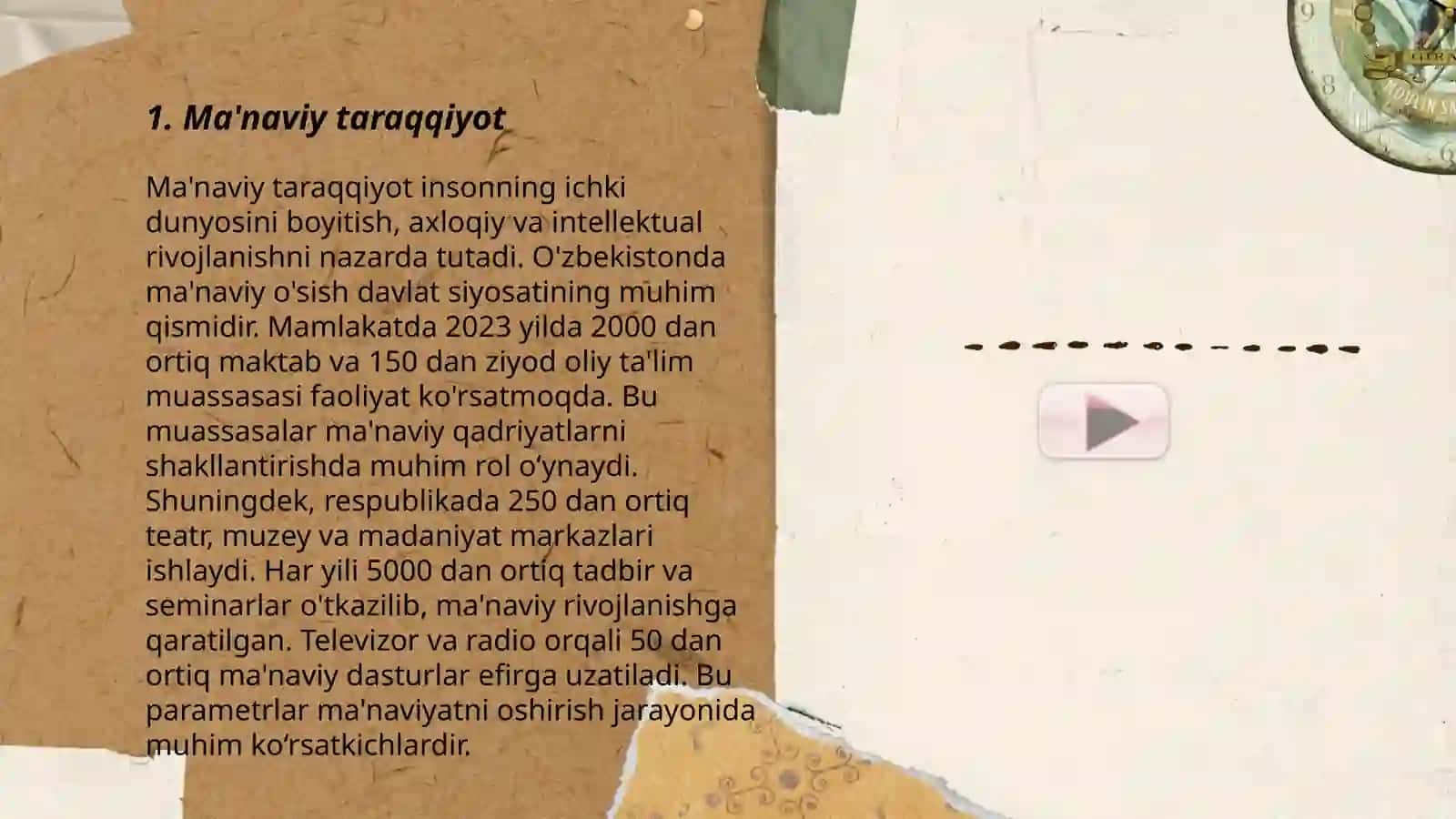 Ma'naviy Taraqqiyot 3
