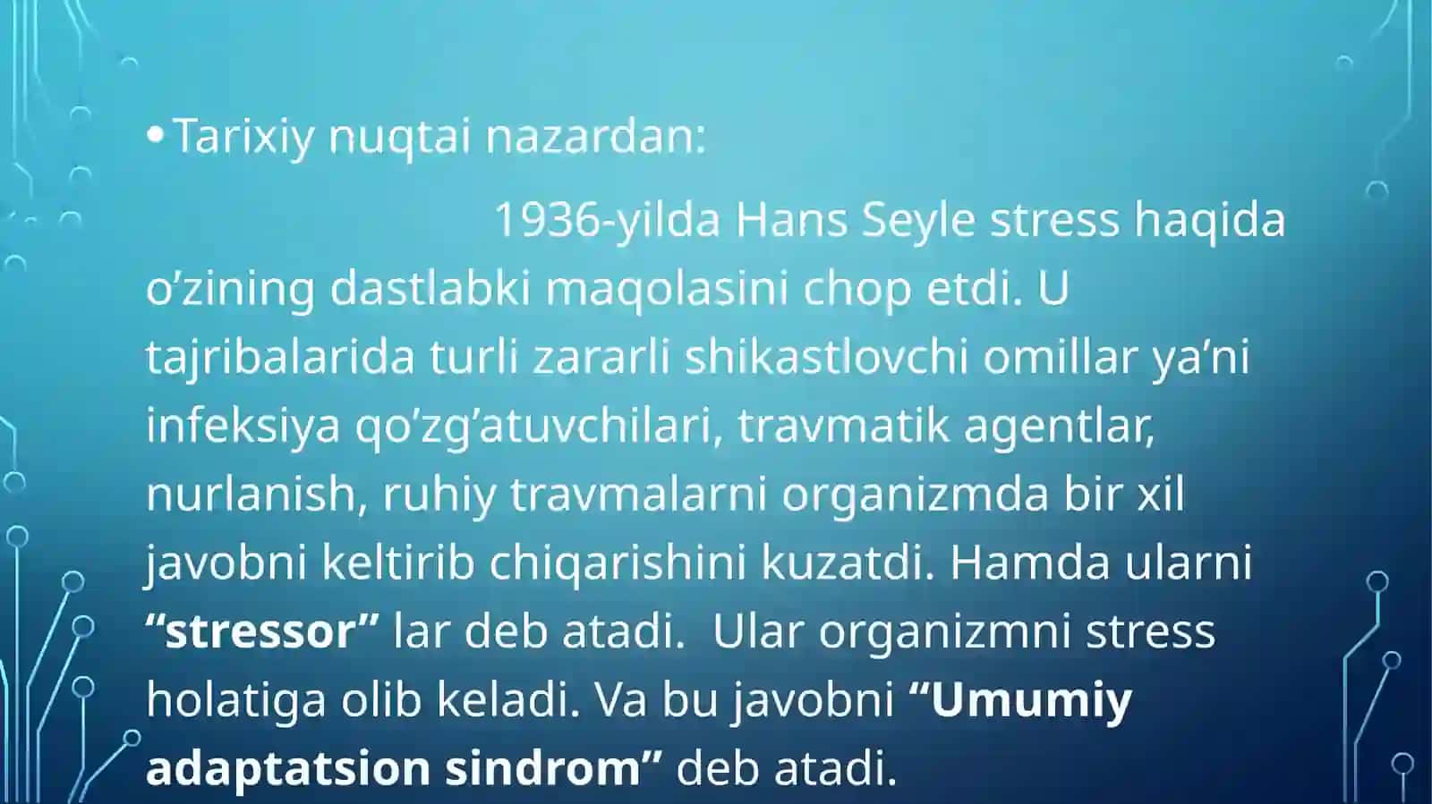 Umumiy adaptatsiya sindromi 3