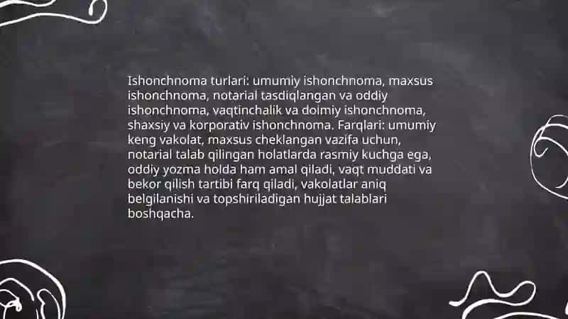 ISHONCHNOMA, MA'LUMOTNOMA 3