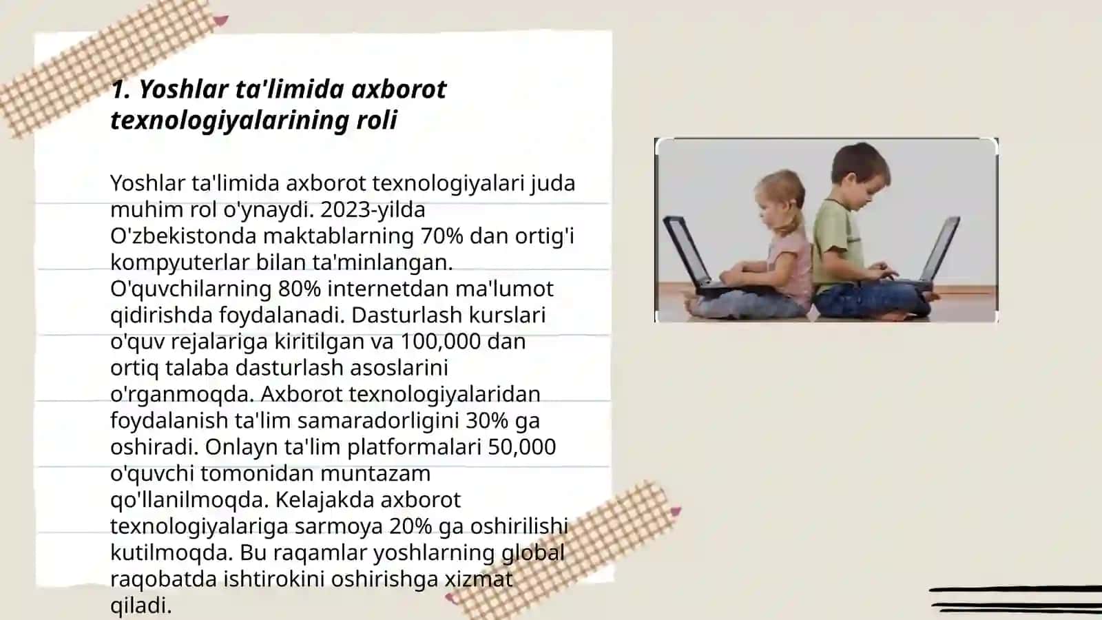Yoshlar ta'limida axborot texnologiyalarining roli 3