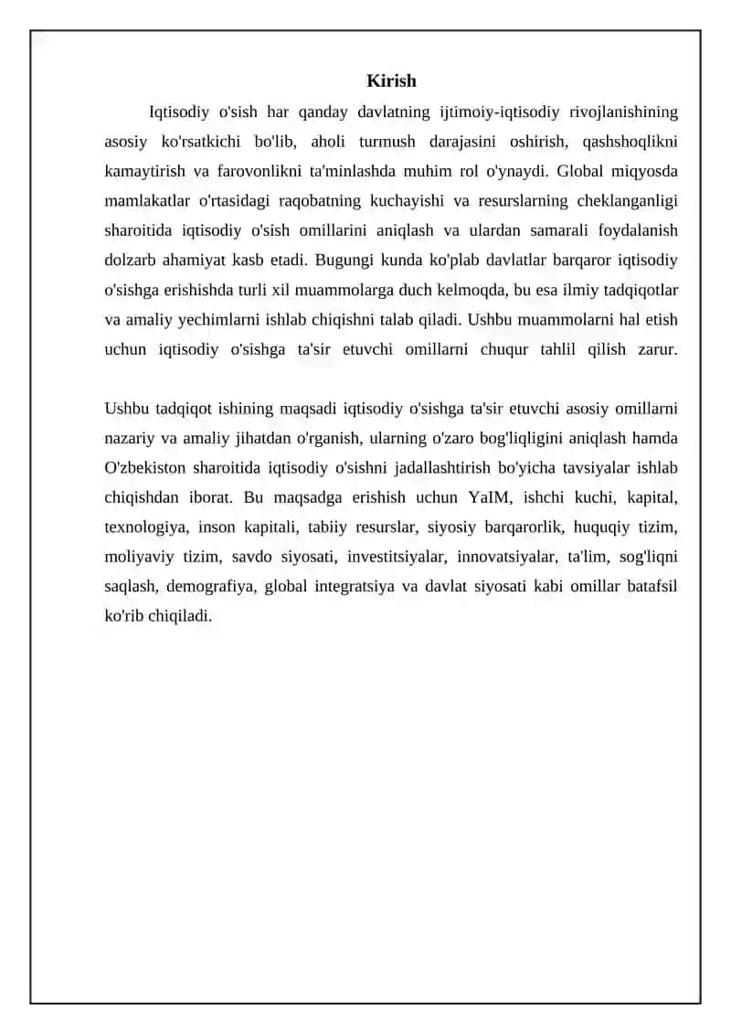 Iqtisodiy o'sishning omillari 3