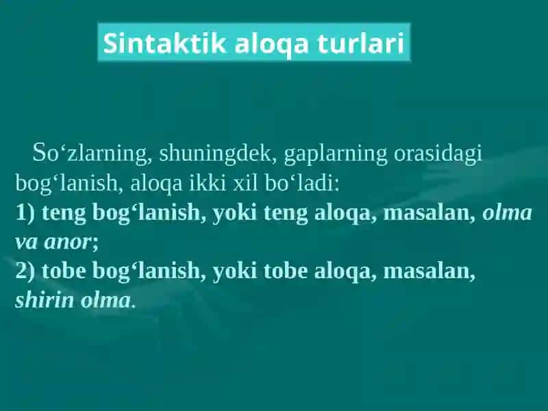 SO‘Z BIRIKMASI VA ULARNING TASNIFI 3