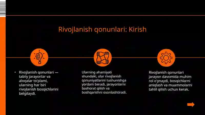 Rivojlanishning umumiy qonunlari va kategoriyalari 3