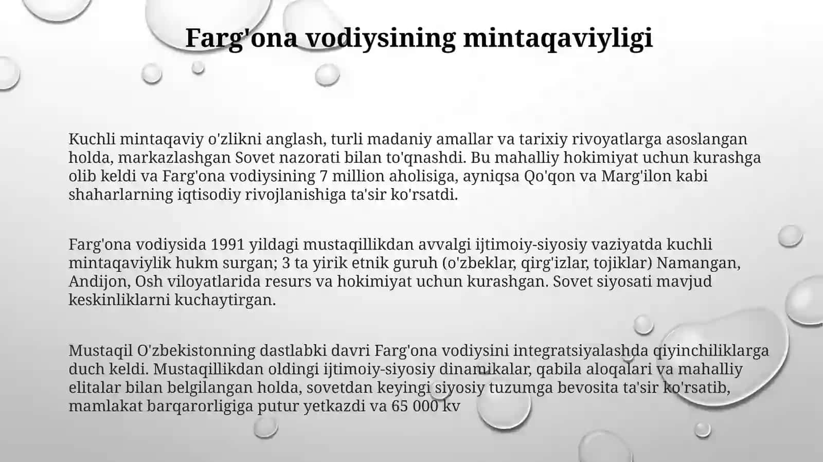 Sovet hokimiyatining merosi va noroziliklar 3