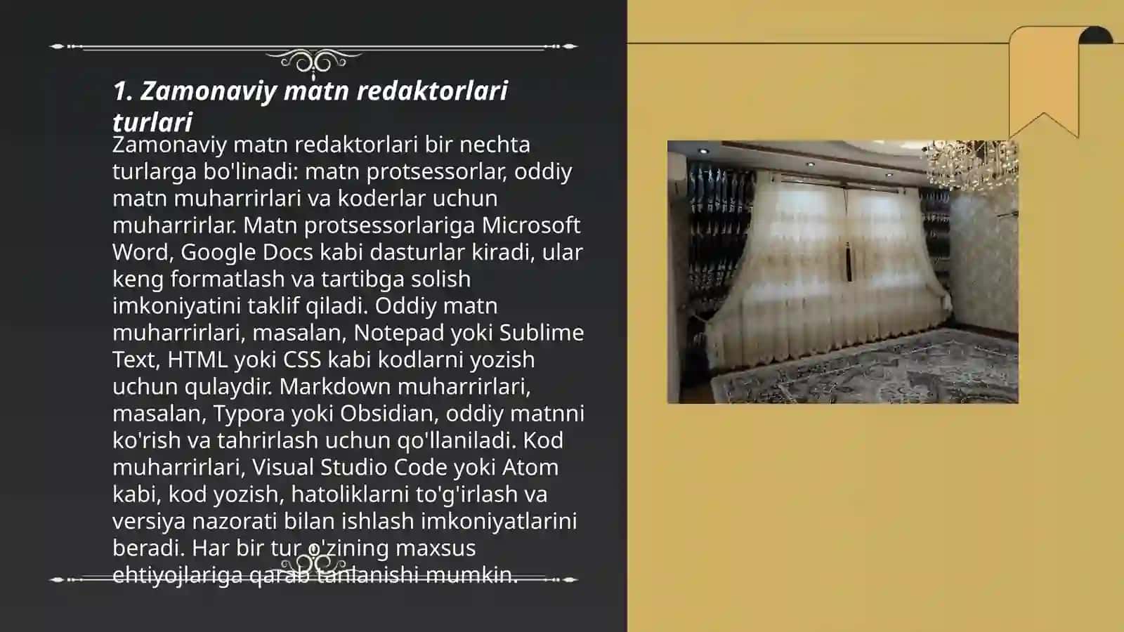 Zamonaviy matn redaktorlari 3