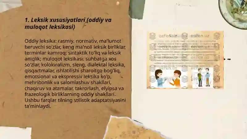 Soʻzlashuv uslubi xususiyatlari 3
