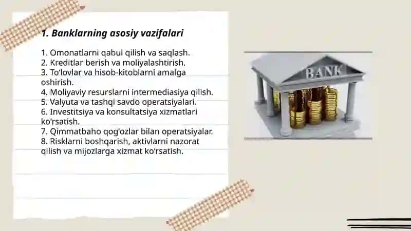 Banklar haqida 3