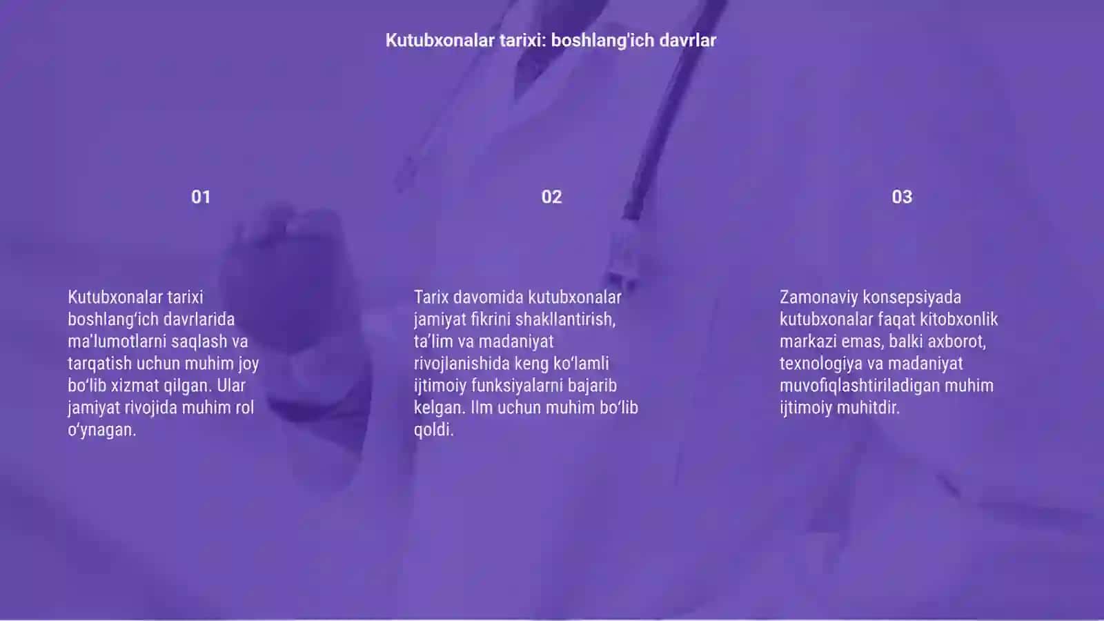 Tarix va Zamonaviy konsepsiyada kutubxonaning ijtimoiy funksiyalari 3