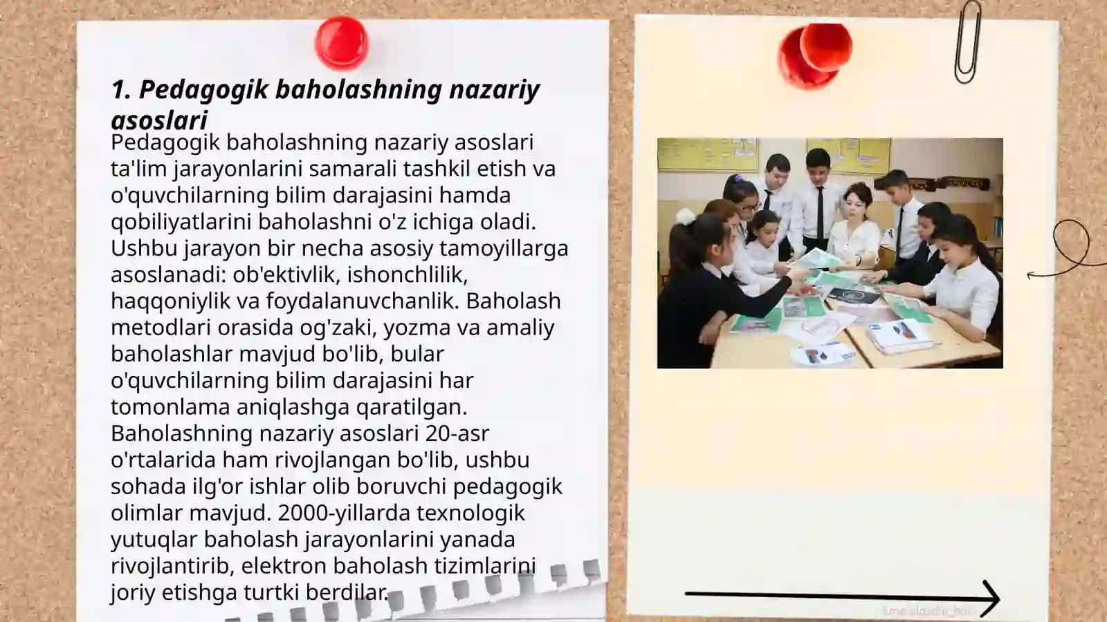 Pedagogik baholashning nazariy asoslari 3