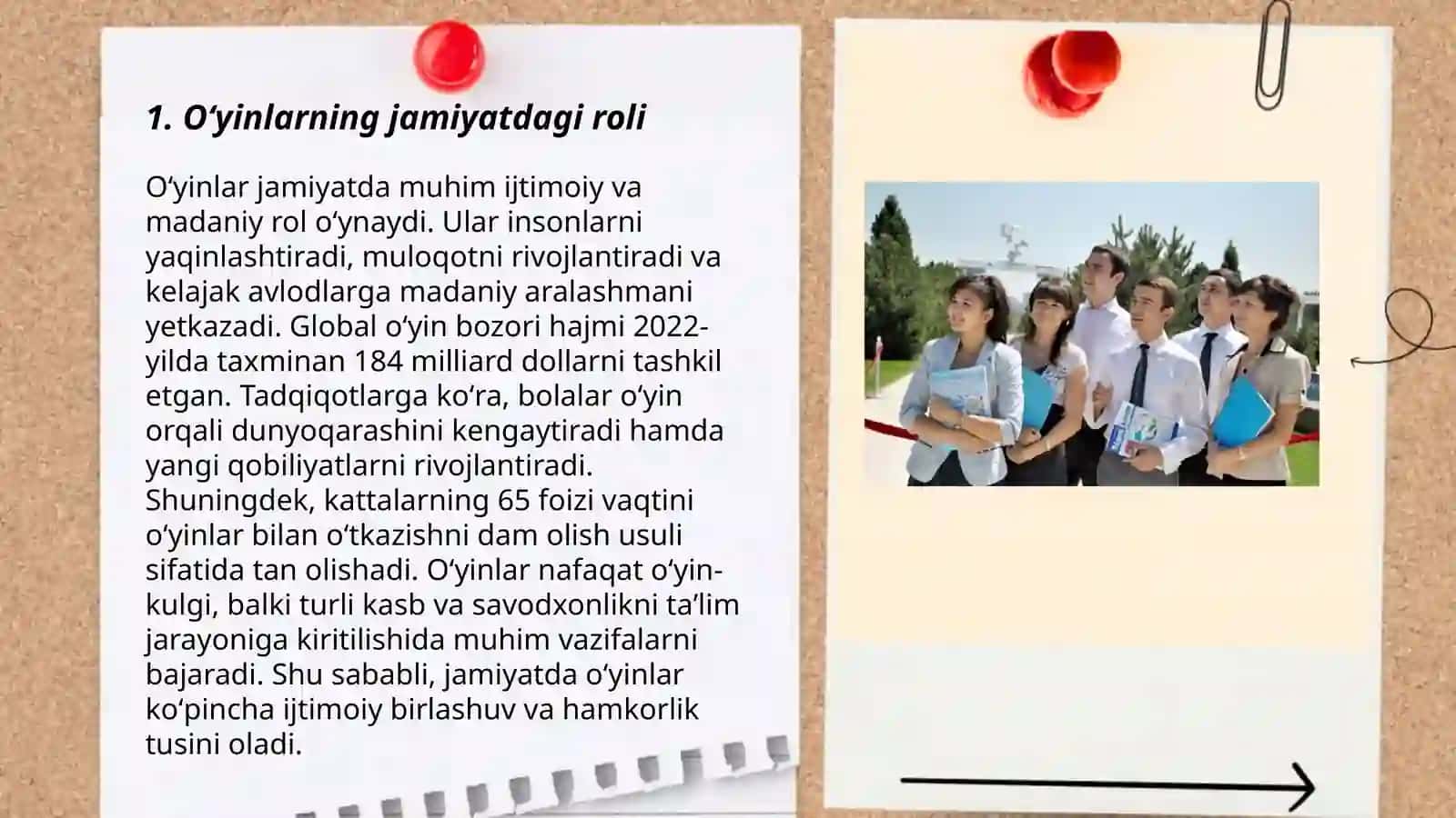 Oʻyinlar ijtimoiy faoliyat sifatida 3