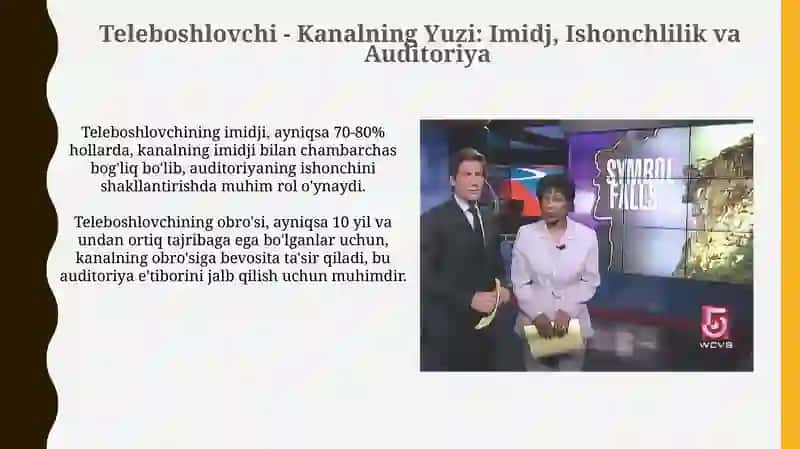 Teleboshlovchi - Kanal Qiyofasining Asosi 3