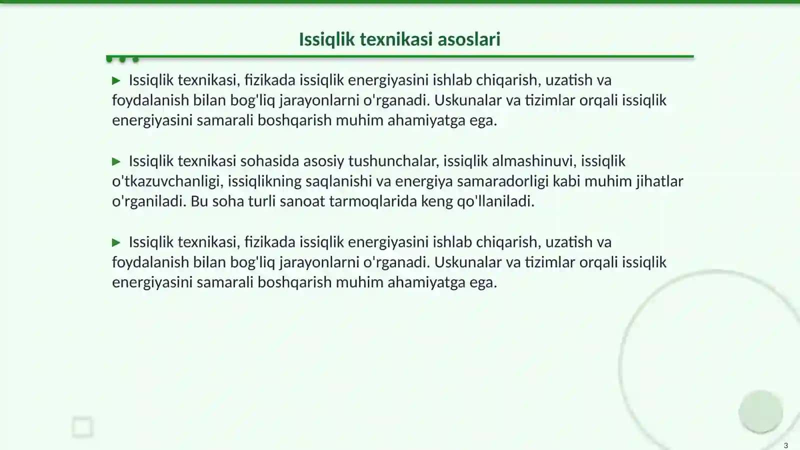 Issiqlik texnikasi uskunalari 3