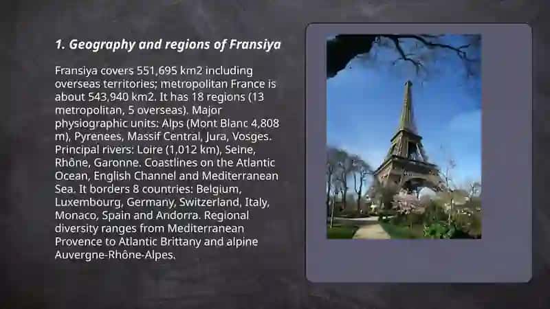 Fransiya Geography and Regions 3