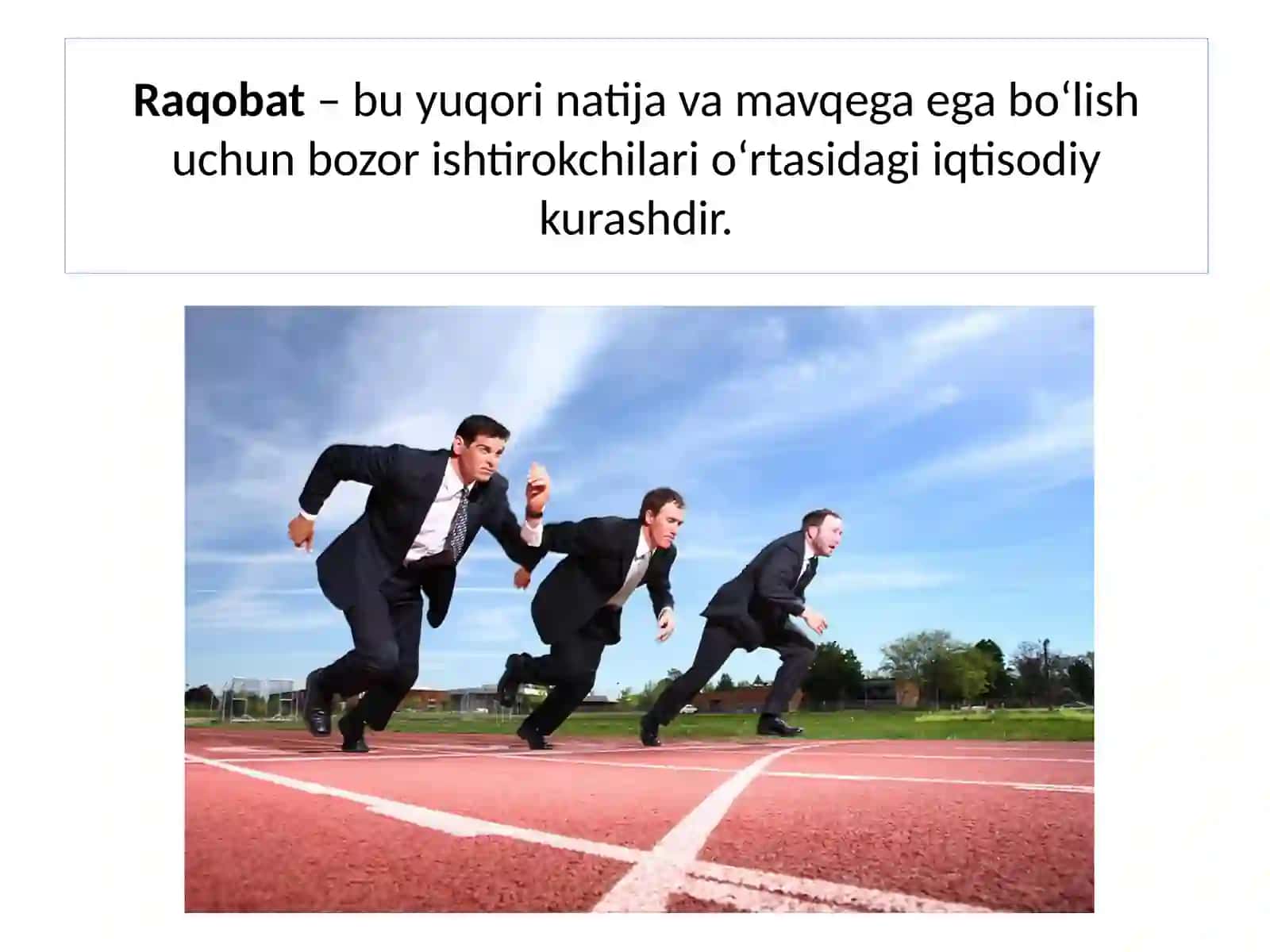 MAVZU. RAQOBATOSHLIKNI TA’MINLASH 3