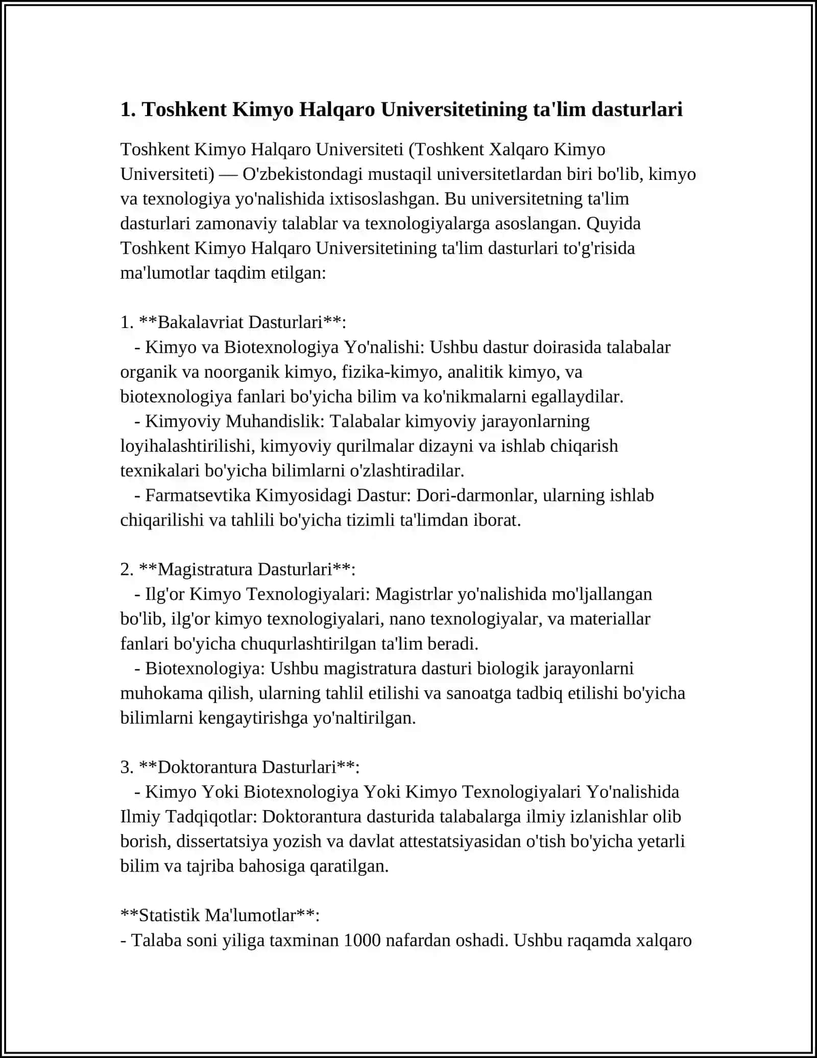 Toshkent Kimyo Halqaro Universiteti 3