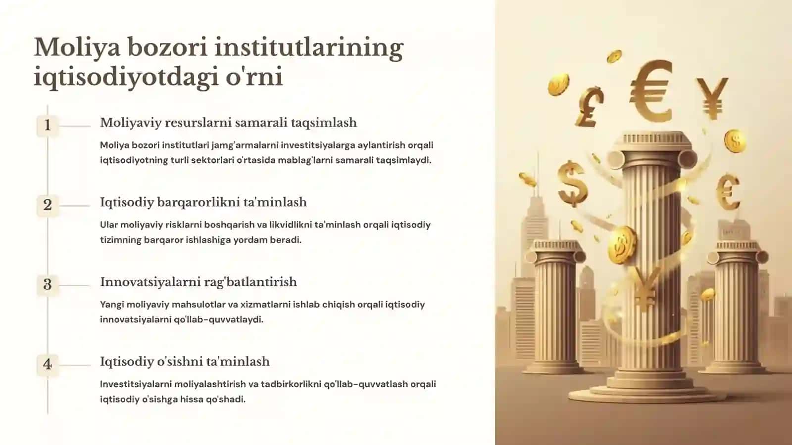 Moliya bozori institutlari: Faoliyati va turlari 3