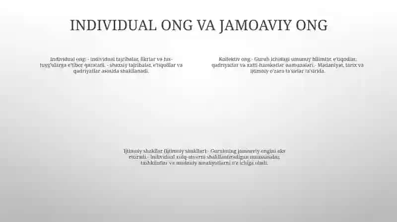 Ijtimoiy Ong Shakllari 3