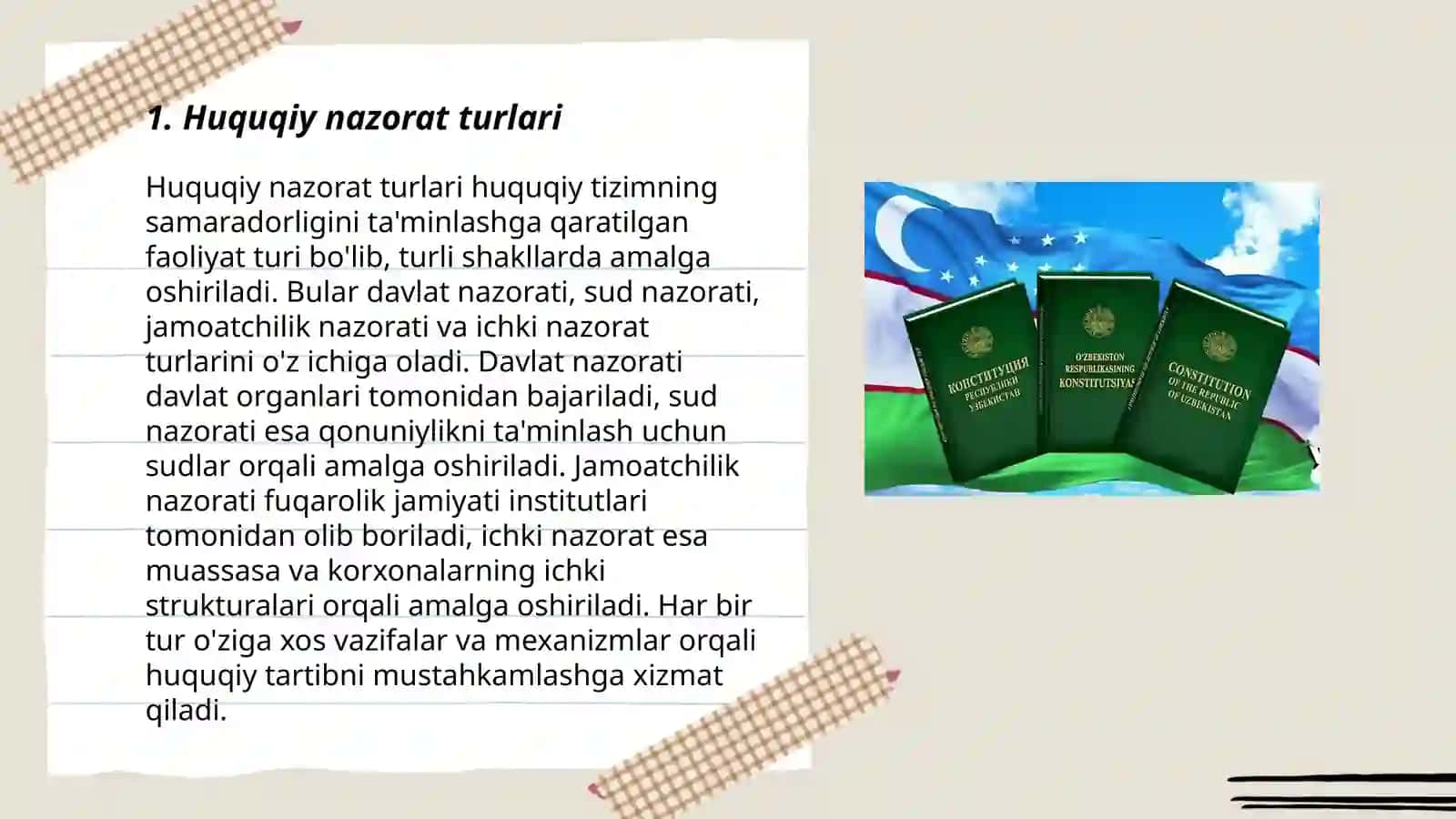 Huquqni amalga oshirish 3