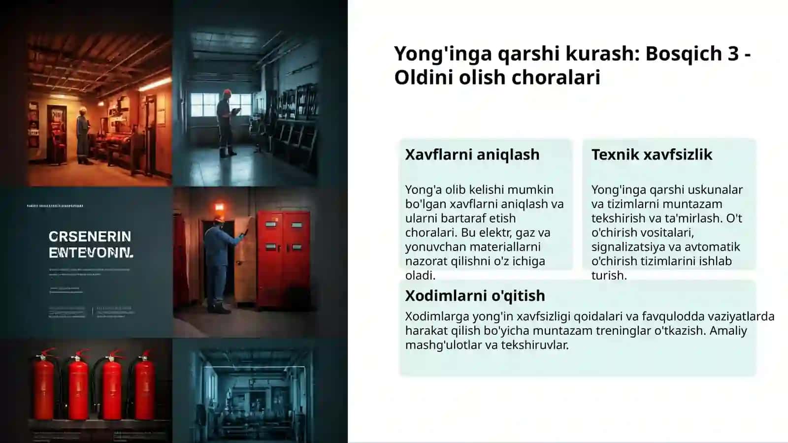 Yong'inga qarshi: Xavfsiz hayot 3
