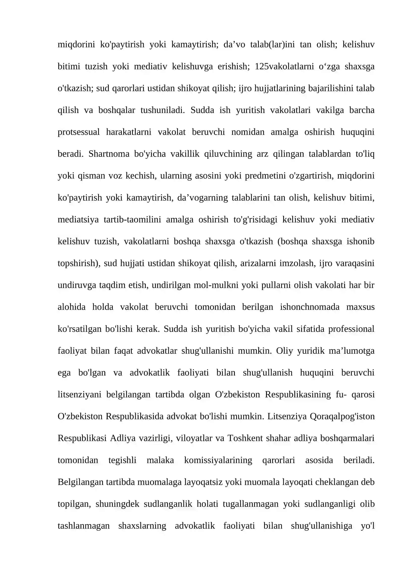 Sudda vakillik qila olmaydigan shaxslar 3