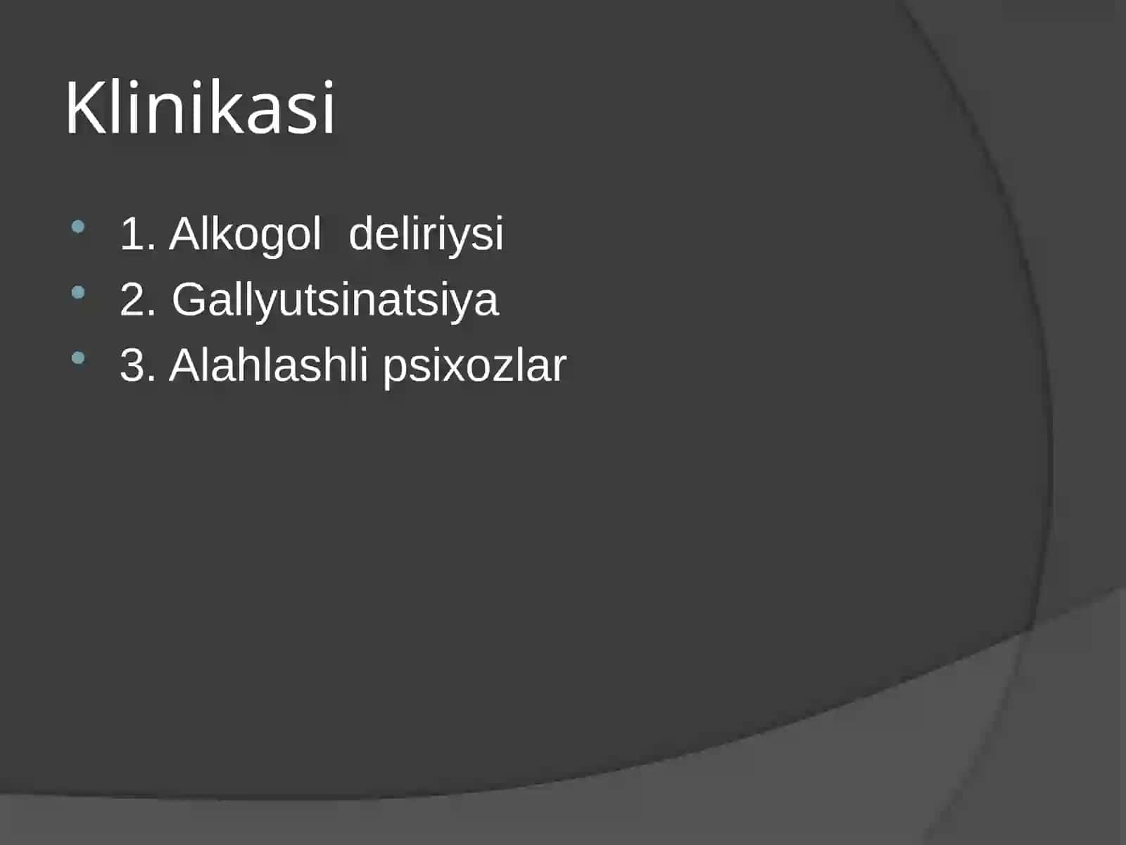 Hamshiraning amaliyotida alkogolizm va giyohvandlik 3