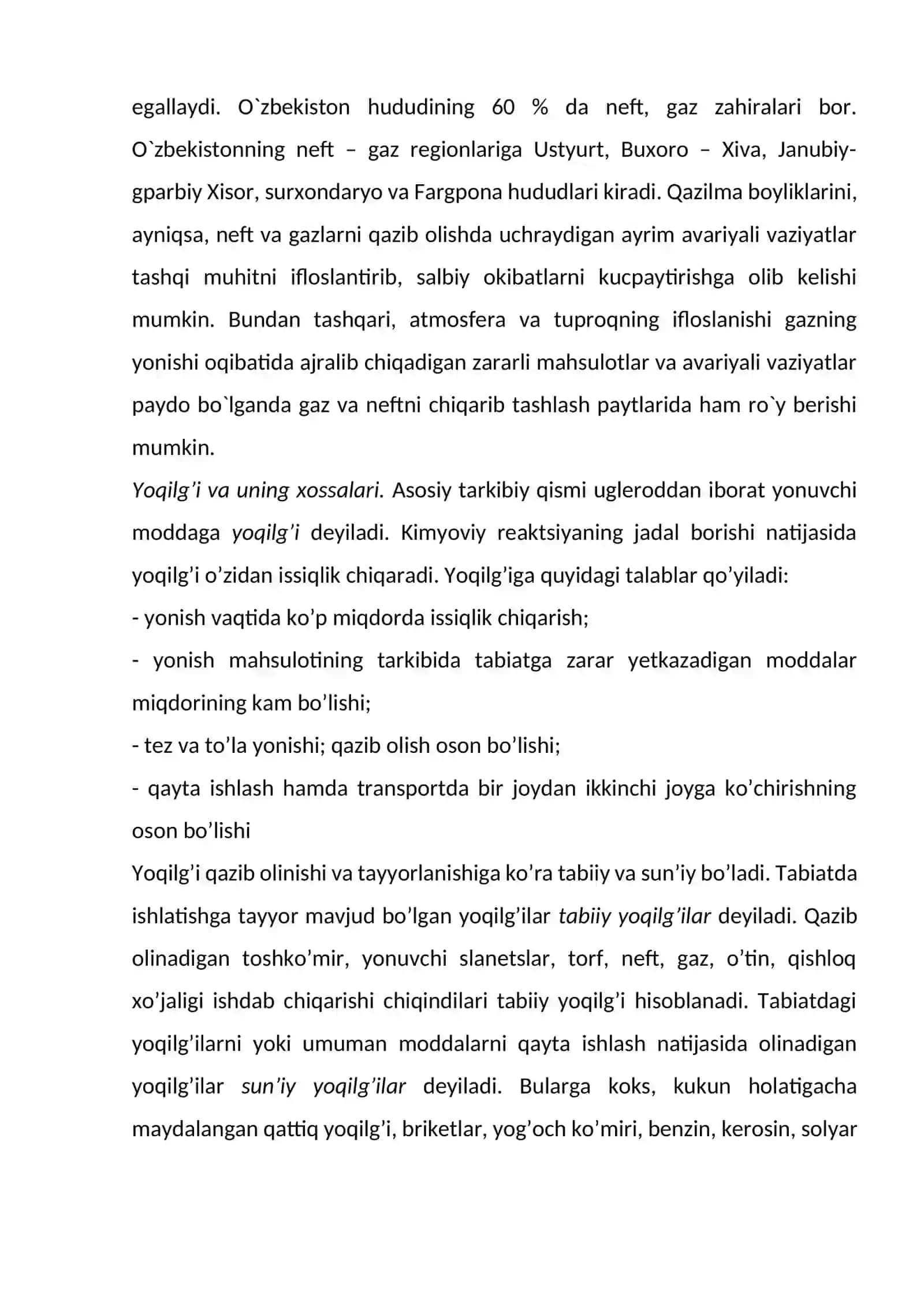 Ana’naviy energiya manbalari 3