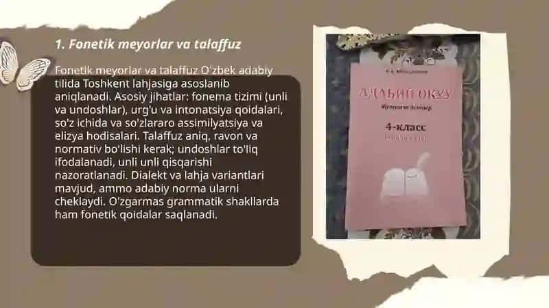 O'zbek adabiy tili meyorlari 3