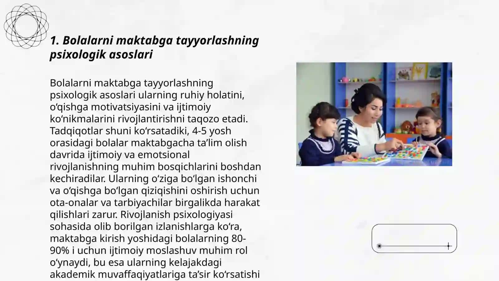 Bolalarni maktabga psixologik tayyorlash 3
