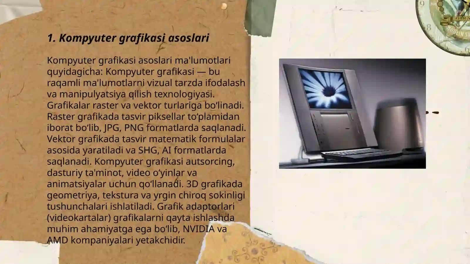Kompyuter grafikasi asoslari 3