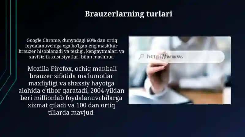 Internet brauzerlaridan foydalanish 3