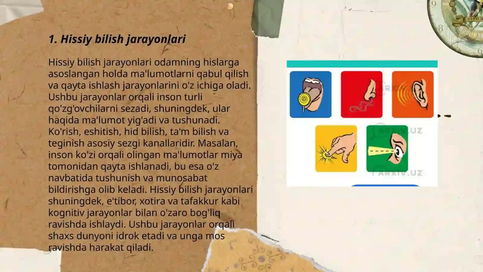 Hissiy bilish jarayon sifati 3