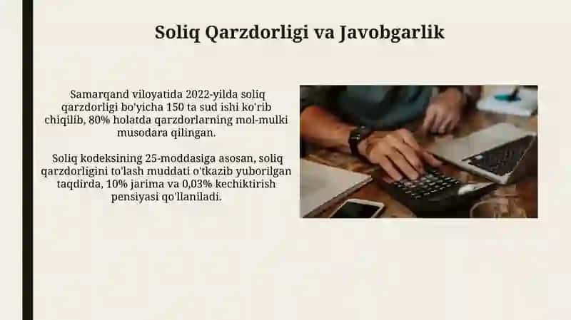 Soliq Bazasining Aniqlanishi va Hisoblanishi 3