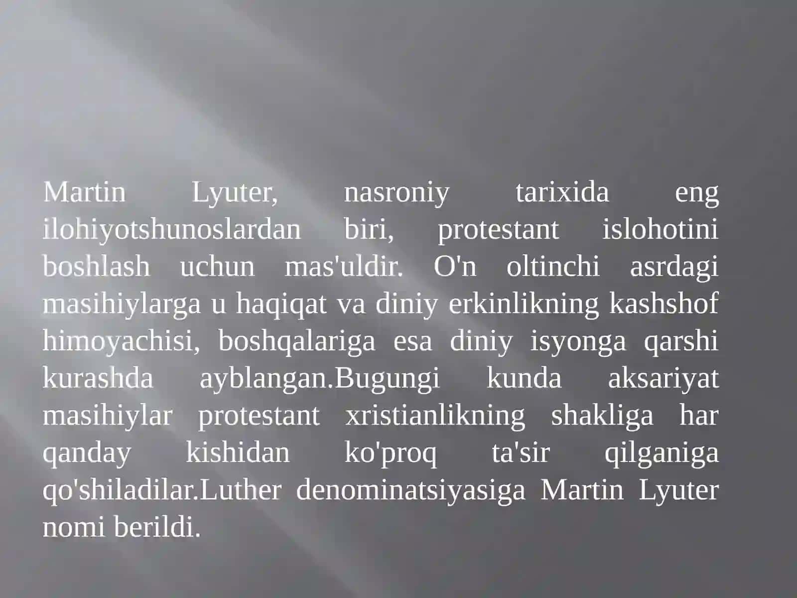 Martin Lyuterta'limoti 3