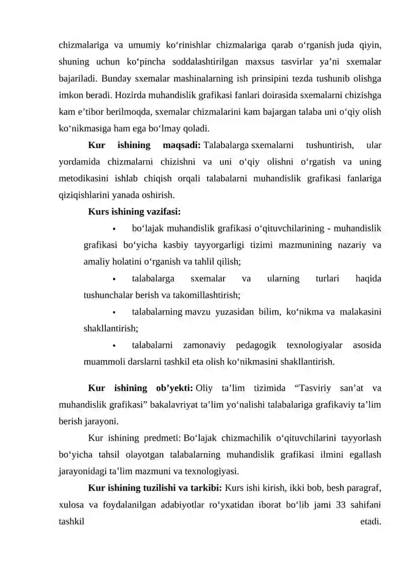Detalning ish chizmasiga quyilgan talablar 3