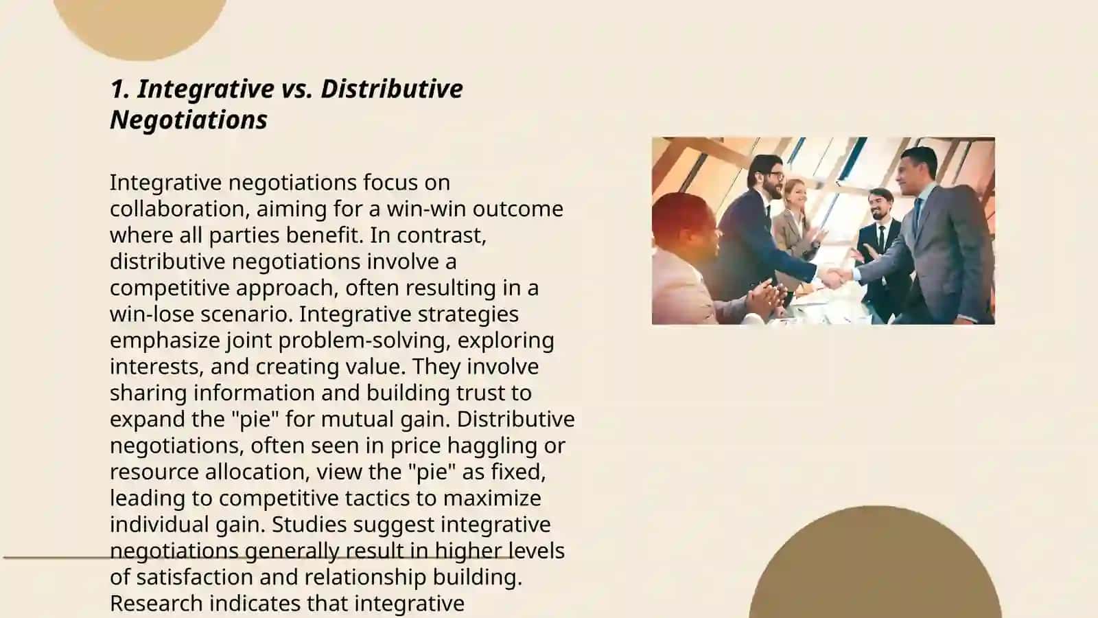 Negotiations in business 3